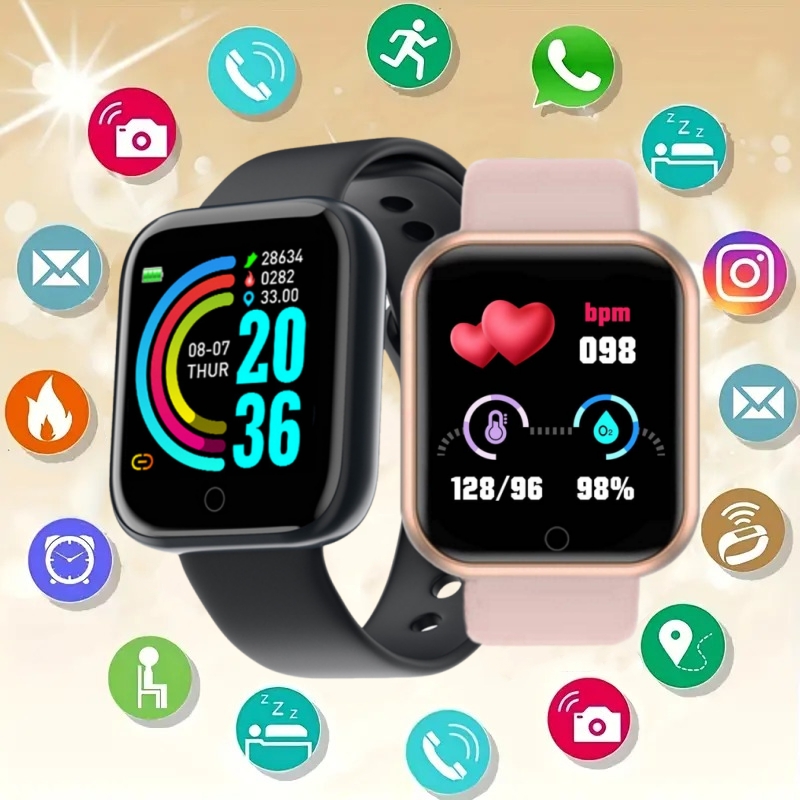 Smartwatch Touch - Smart Watch Bericht Herinner Muziek Controle