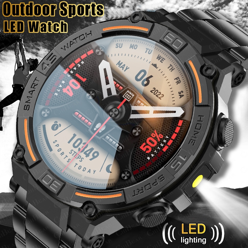 Smartwatch Faces - Outdoor Militaire Robuuste Smartwatch Heren GPS