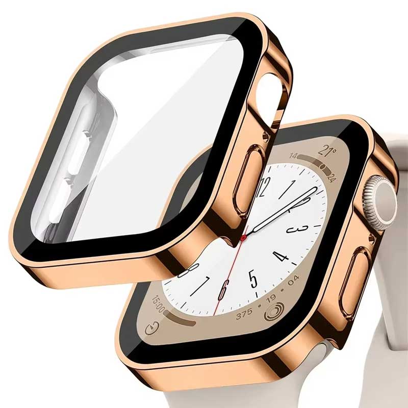 Smartwatch Watch Accessories For Women - Glazen + Hoes Voor Apple Watch