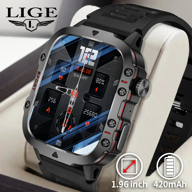 Smartwatch Faces - LUIK Outdoor Smart Horloge Mannen 2.01