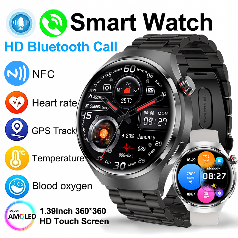 Smartwatch Faces - 2026 Nieuwe Smartwatch Hartslagmeter Gezondheidsmonitor Bluetooth