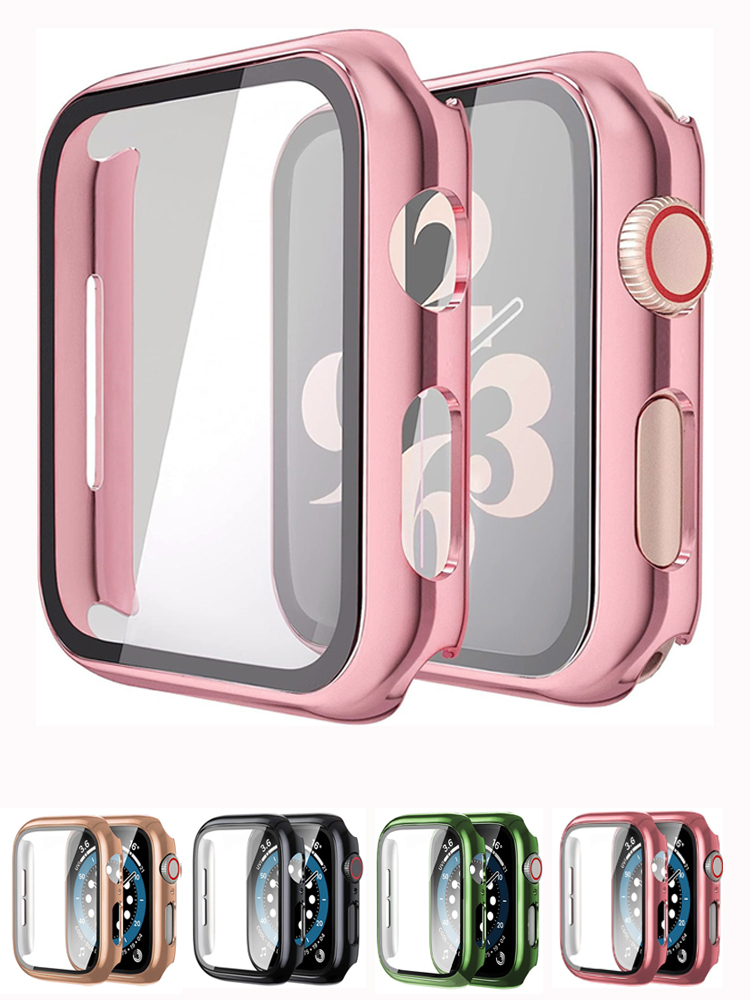 Smartwatch Watch Accessories For Women - Glazen + Hoes Voor Apple Watch