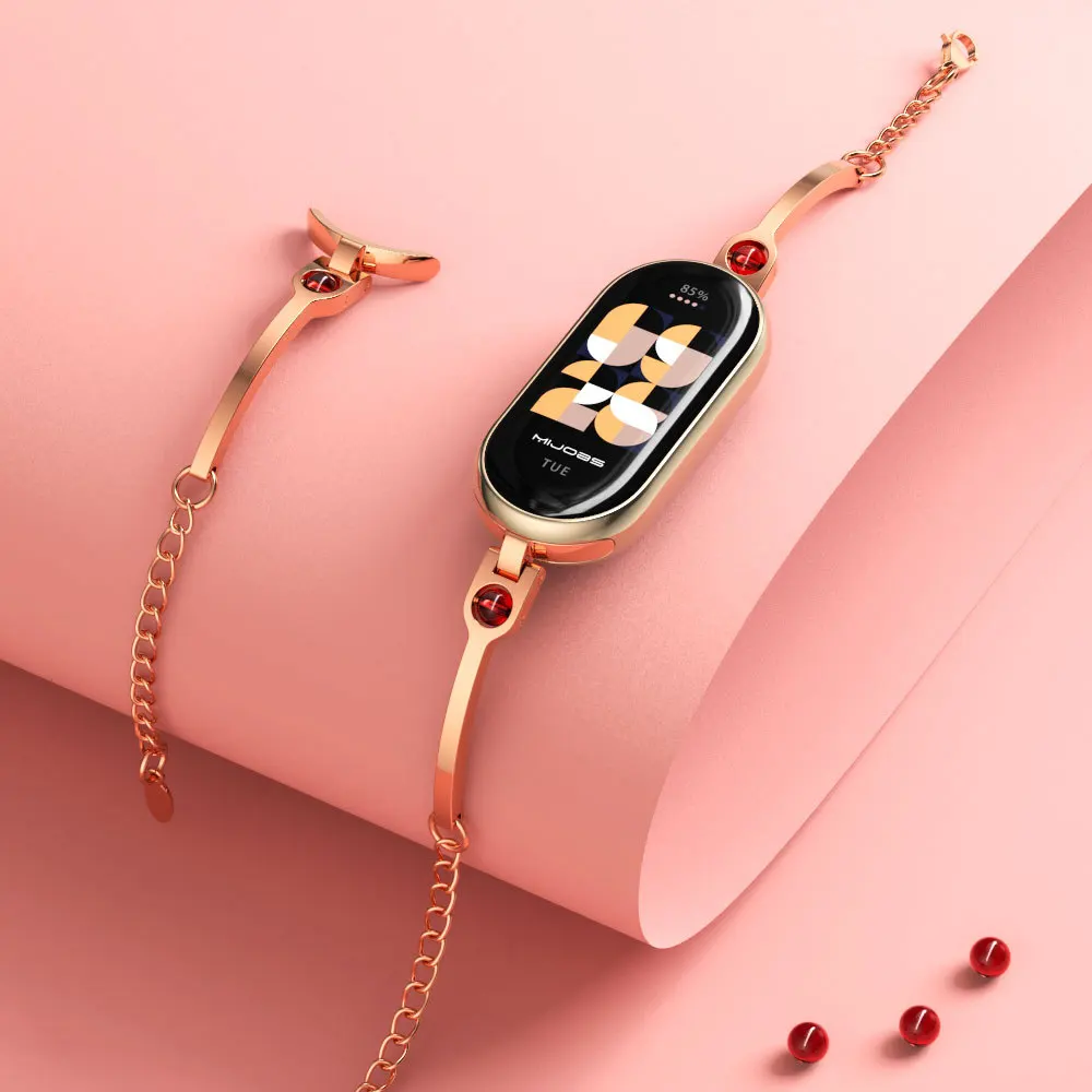 Smartwatch Watch Accessories For Women - Vervangingsband van roestvrij staal voor Xiaomi