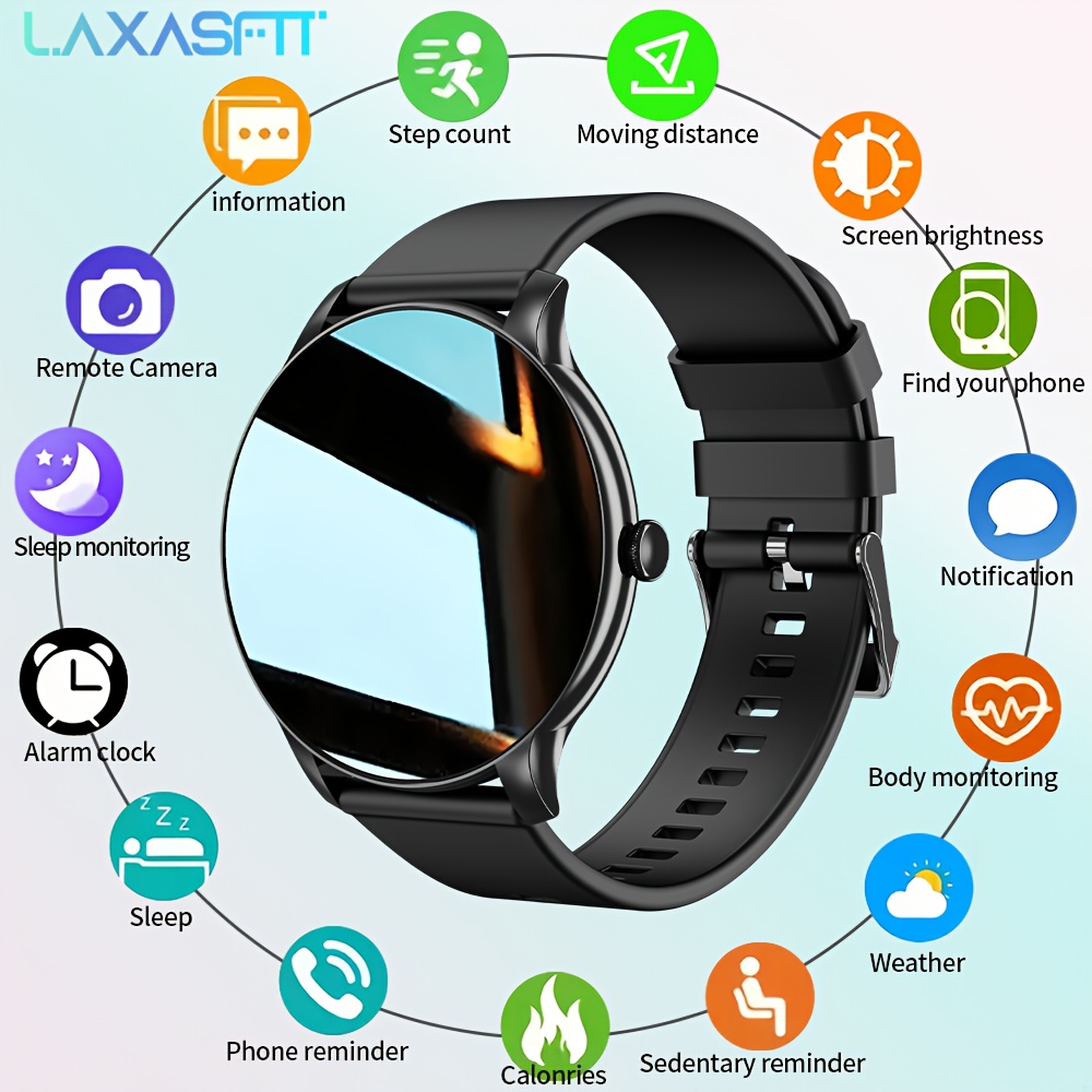 Smartwatch Face - LAXASFIT Outsport Smart Horloge Bluetooth Bellen