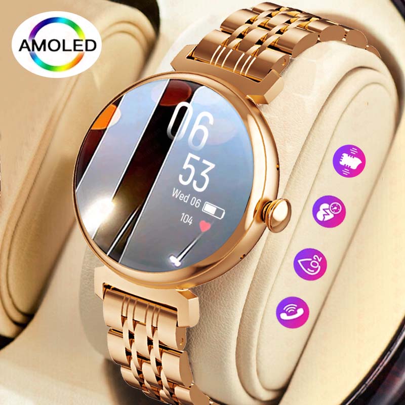 Smartwatch Faces - 1,04 inch AMOLED-scherm Mode Dames Smart