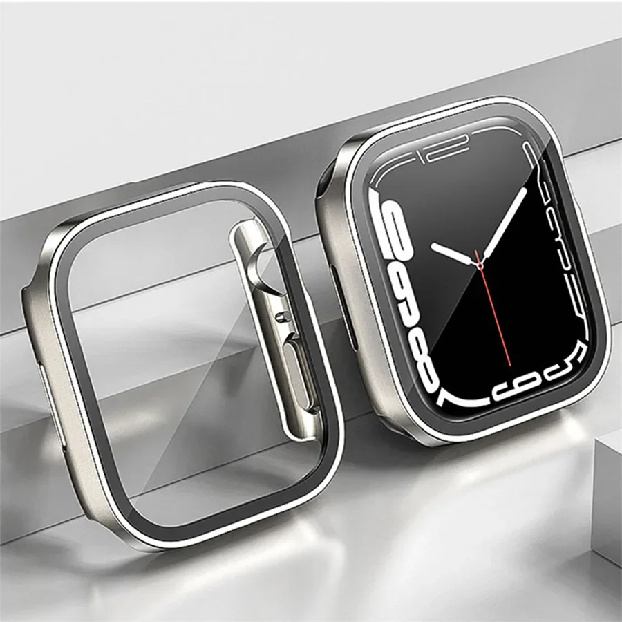 Glas + cover Voor Apple Horlog - Smartwatch Watch Accessories For Women recensie en prijs