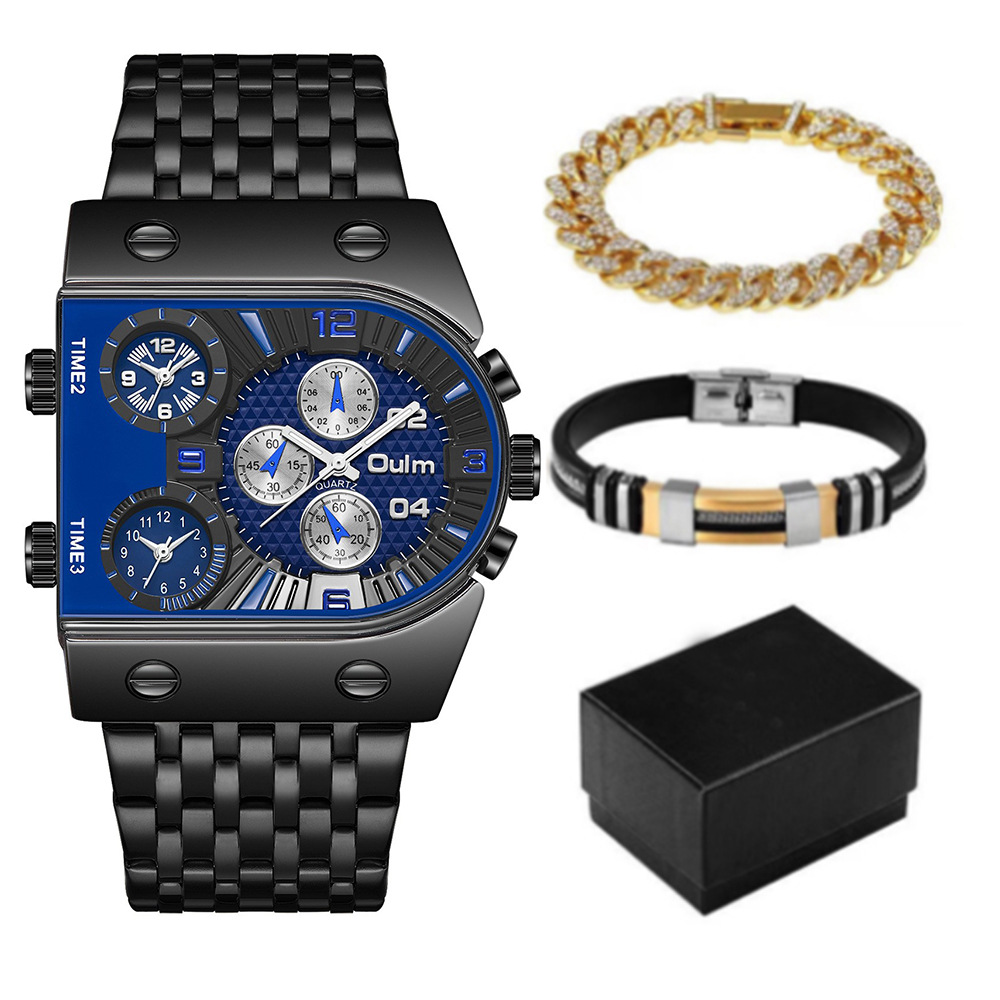 Luxe rechthoekig goud-zilveren - Smartwatch Faces recensie en prijs