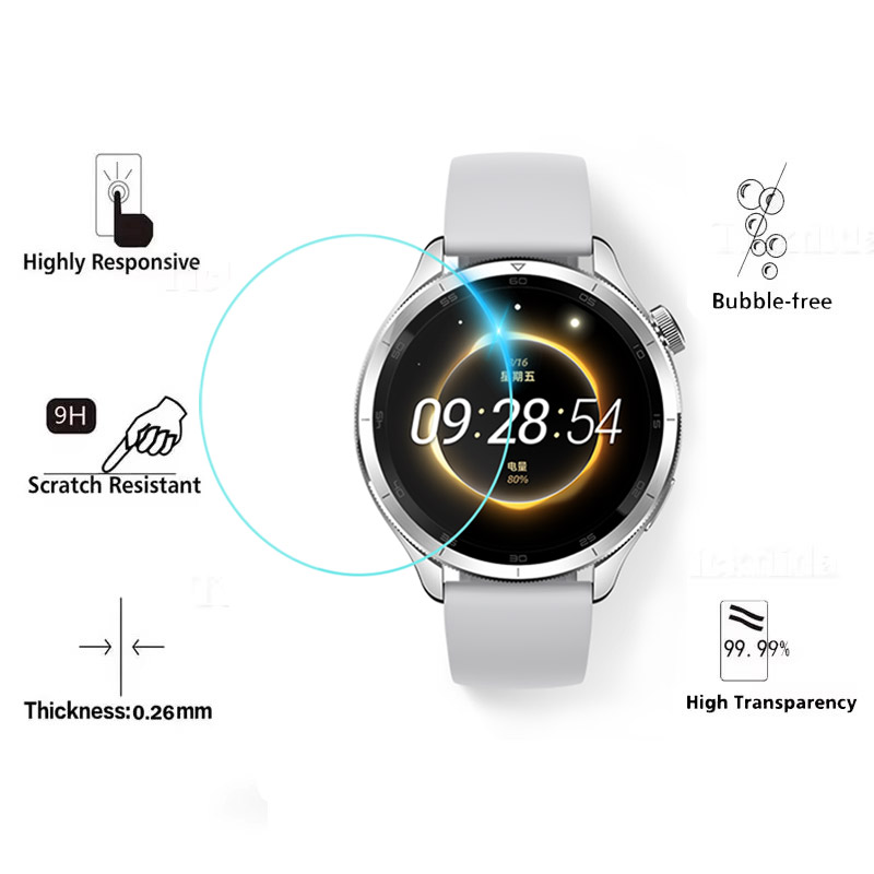 Gehard glas voor Xiaomi Mi Wat - Xiaomi Smartwatch S3 Accessories recensie en prijs