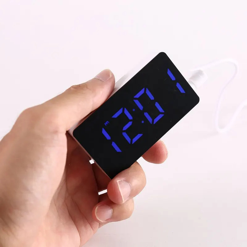LED Elektronische Spiegelwekke - Smartwatch Faces recensie en prijs