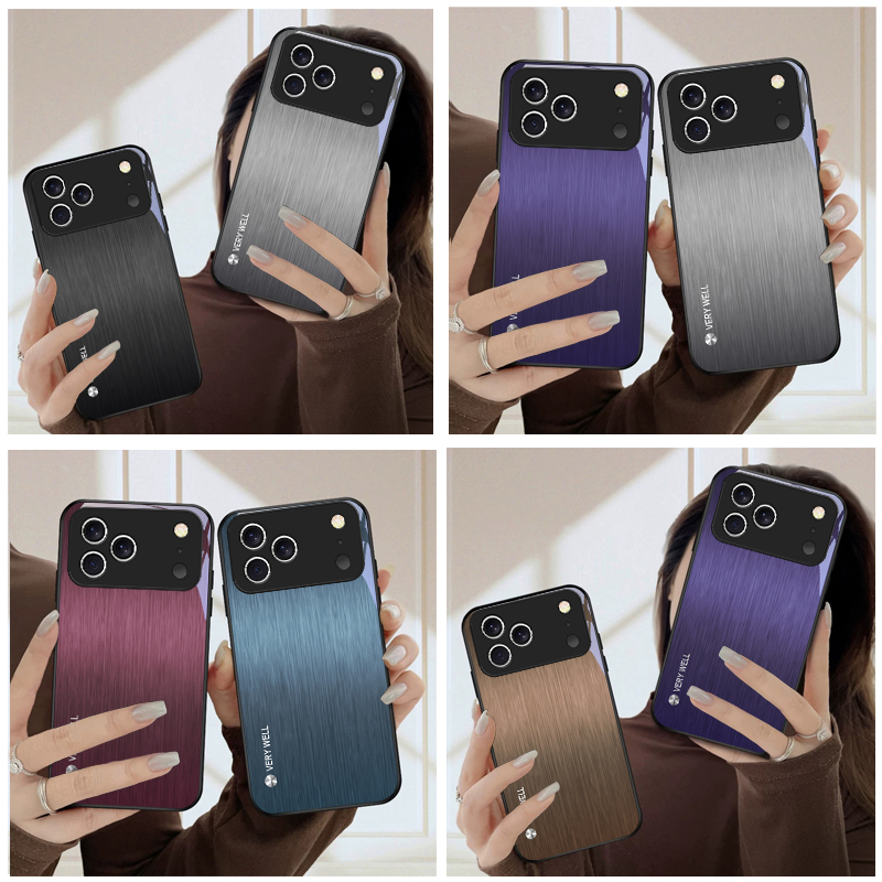 Minimaal geborsteld metalen te - Screen Protector Film recensie en prijs