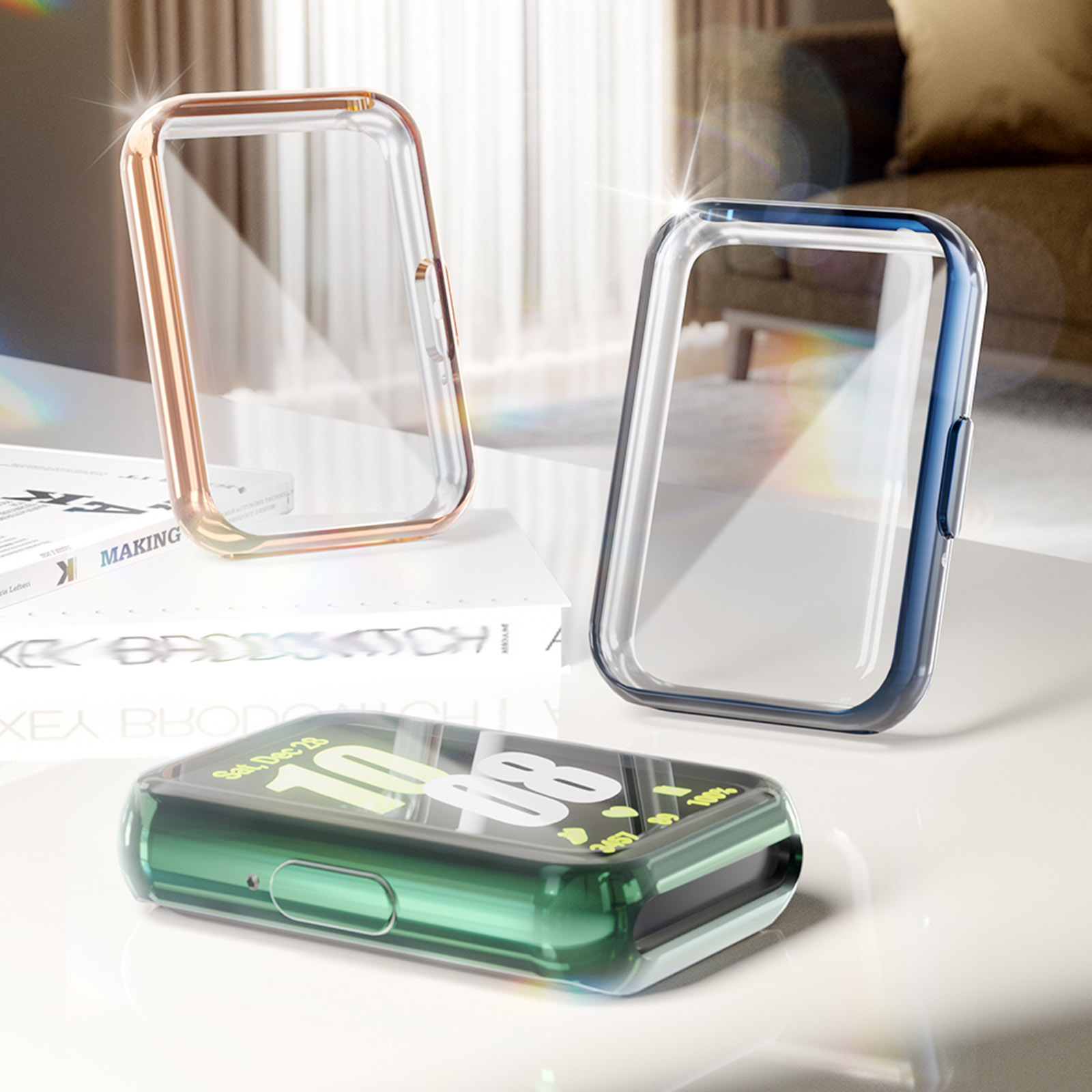 Hoesje Voor Samsung Galaxy Fit - Smartwatch Watch Accessories For Women recensie en prijs