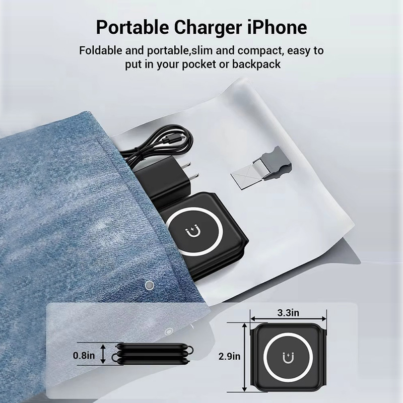 3-in-1 magnetische opvouwbare  - Smartwatch Ac recensie en prijs