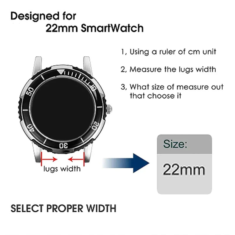 22 mm oceaanband voor OnePlus  - Smartwatch X2 recensie en prijs
