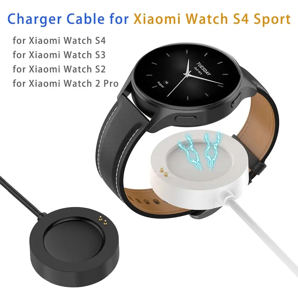 Witte smartwatch-oplaadkabel - - Xiaomi Smartwatch S3 Accessories recensie en prijs