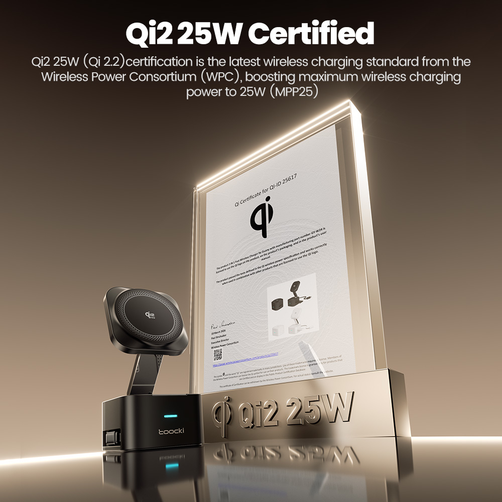 Toocki QI2.2 25W draadloze opl - Smartwatch Ac recensie en prijs