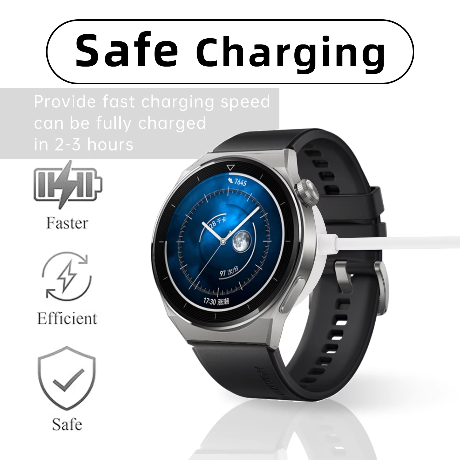 Magnetische USB-oplaadkabel vo - Xiaomi Smartwatch S3 Accessories recensie en prijs