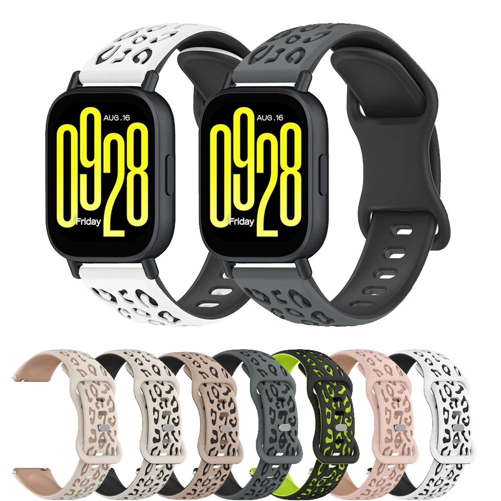 Siliconen luipaardband voor Xi - Xiaomi Smartwatch S3 Accessories recensie en prijs