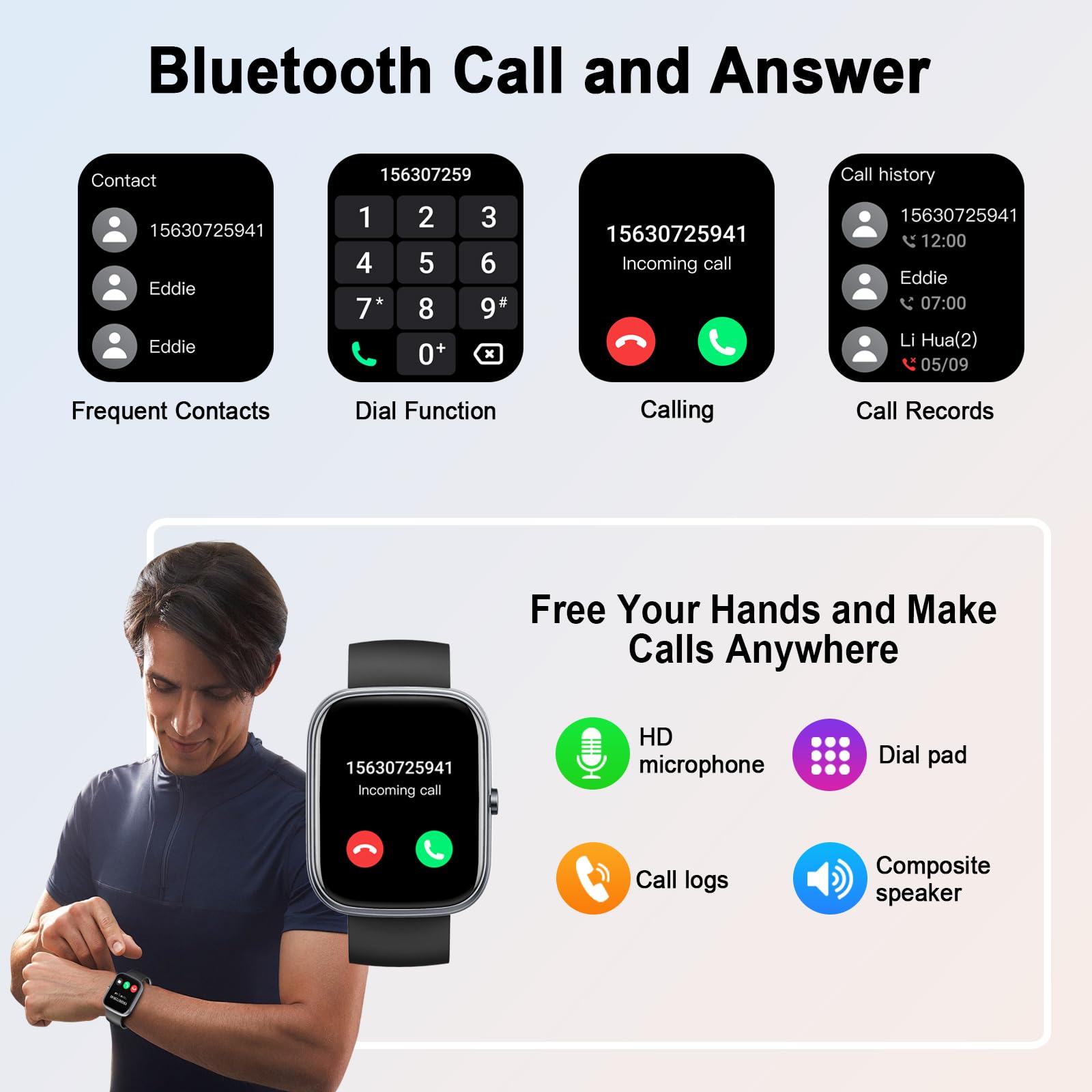 Smartwatch, 1,91 inch smartwat - Smartwatch Faces recensie en prijs