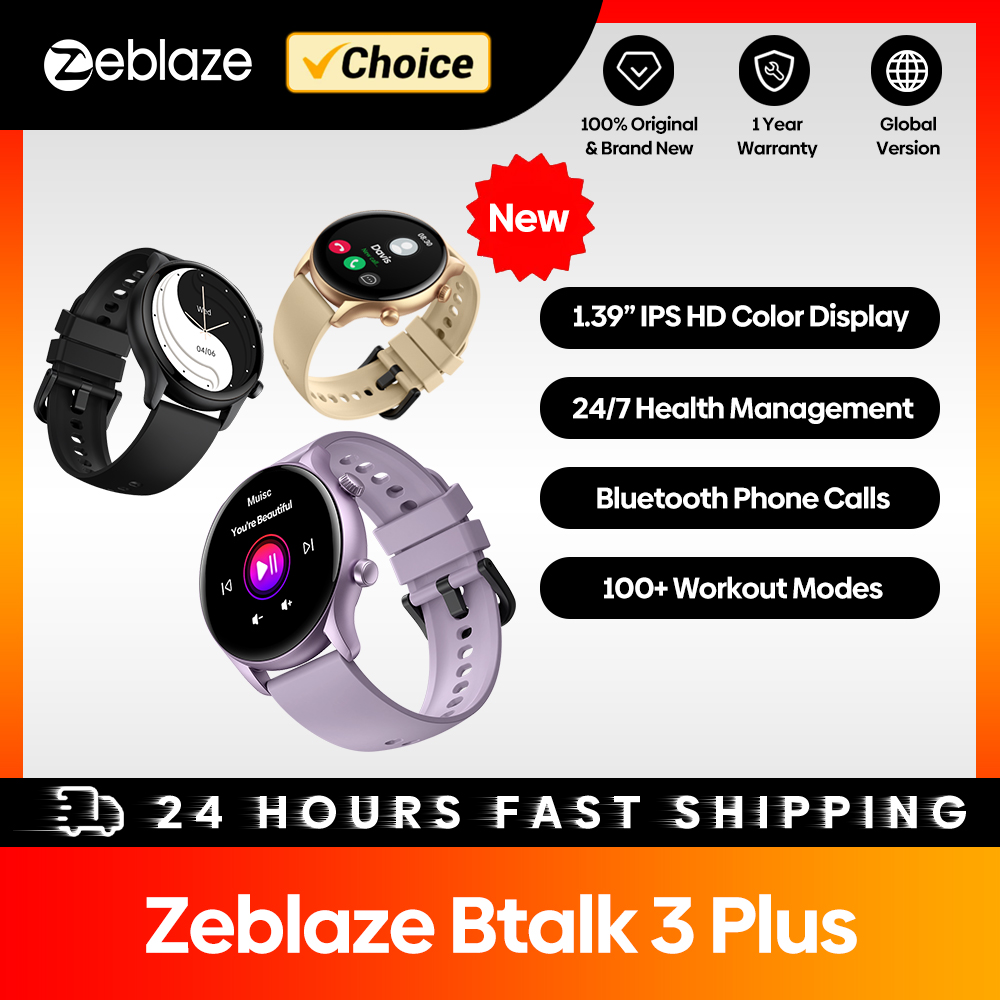 Nieuwe Zeblaze Btalk 3 Plus Vo - Smartwatch Faces recensie en prijs