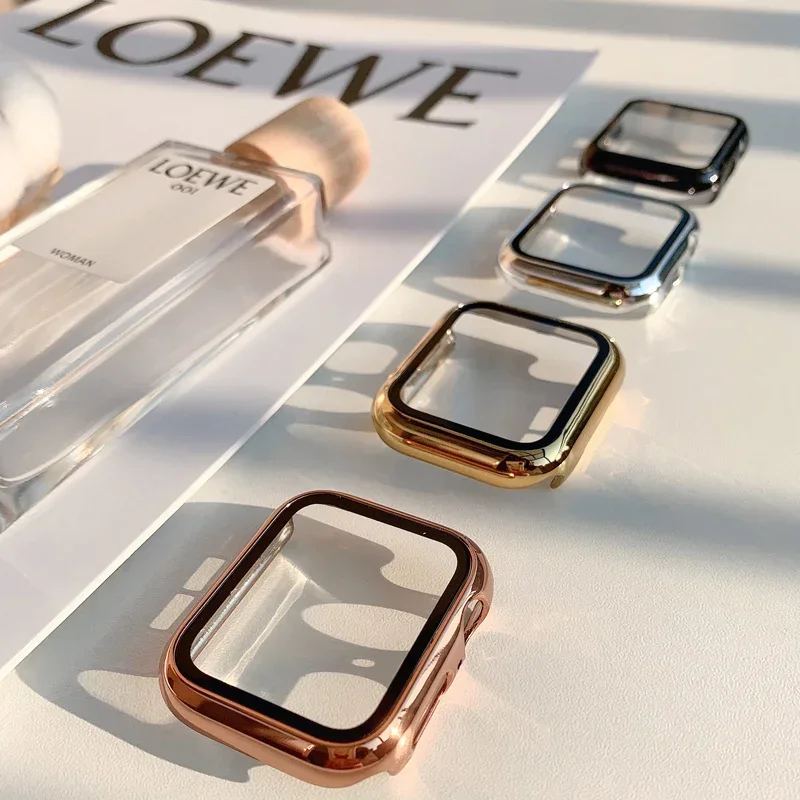 Glazen + Hoes Voor Apple Watch - Smartwatch Watch Accessories For Women recensie en prijs