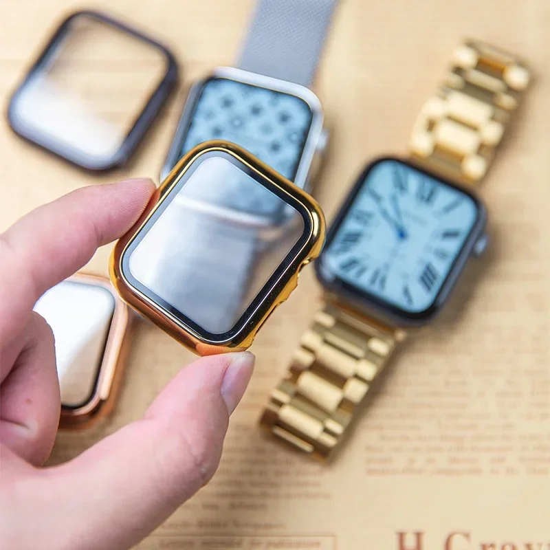 Glazen + Hoes Voor Apple Watch - Smartwatch Watch Accessories For Women recensie en prijs