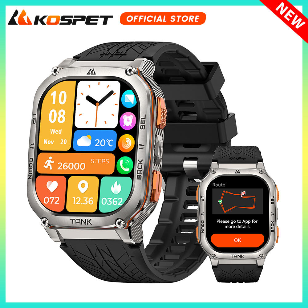 KOSPET TANK M3 Ultra GPS Smart - Smartwatch X2 recensie en prijs